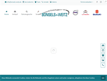 Tablet Screenshot of bonsels-weitz.de
